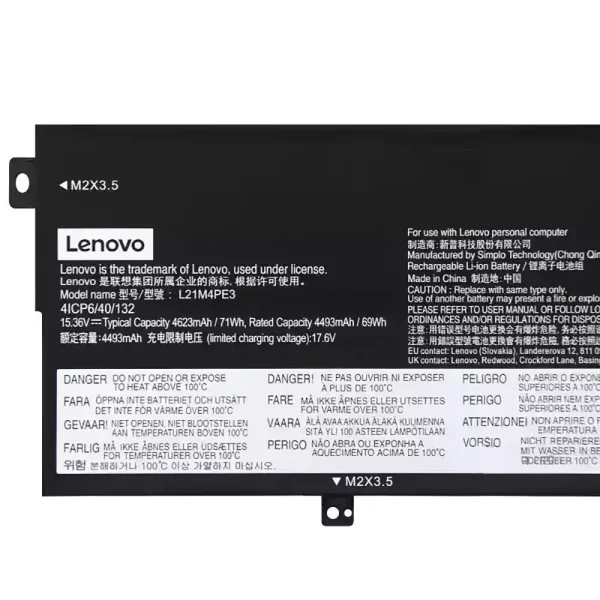 Baterija za prenosnik Lenovo L21M4PE3 L21L4PE3 - Image 3