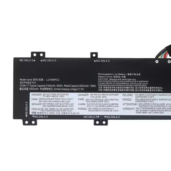 Baterija za prenosnik Lenovo L21B4PC0 L21C4PC1 L21D4PC1 L21M4PC2 L21M4PC3 - Image 3