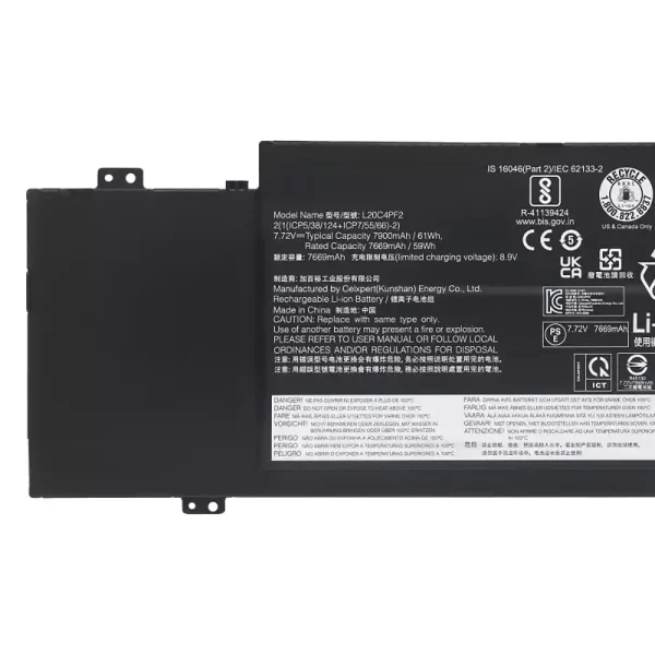 Baterija za prenosnik LENOVO L20C4PF2 L20D4PF2 L20M4PF2 - Image 3