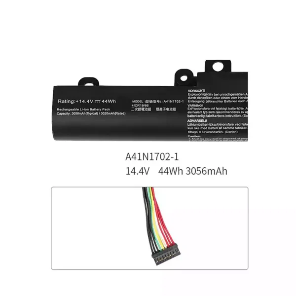 Baterija za prenosnik Asus A41N1702-1 - Image 3