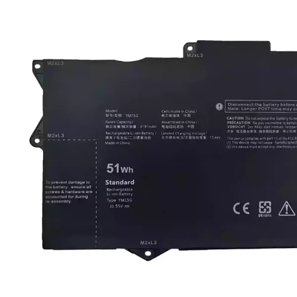 Baterija za prenosnik Dell YM15G,Dell XPS 13 9315 2-in-1 - Image 3