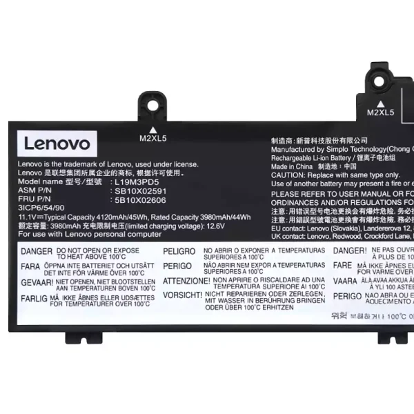 Baterija za prenosnik LENOVO L20M3PD4 L20L3PD4 - Image 3