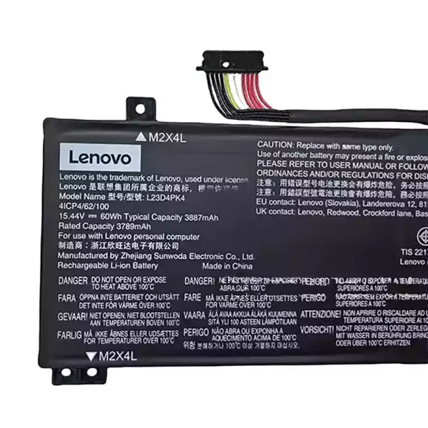 Baterija za prenosnik LENOVO L23C4PK4 L23M4PK4 L23D4PK4 - Image 3