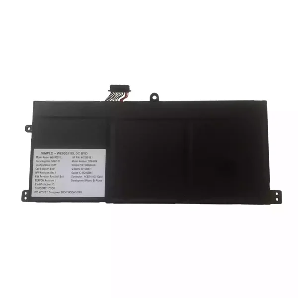 Baterija za prenosnik HP WE03XL TPN-IB0X N42575-005 N42388-1E1 - Image 2