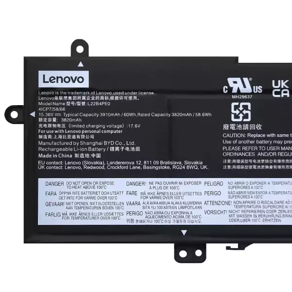 Baterija za prenosnik LENOVO L22B4PE0 L22C4PE0 L22D4PE0 L22M4PE0 - Image 3