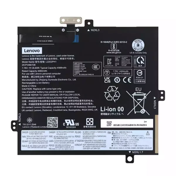 Baterija za prenosnik LENOVO L22B2PH1 L22D2PH1