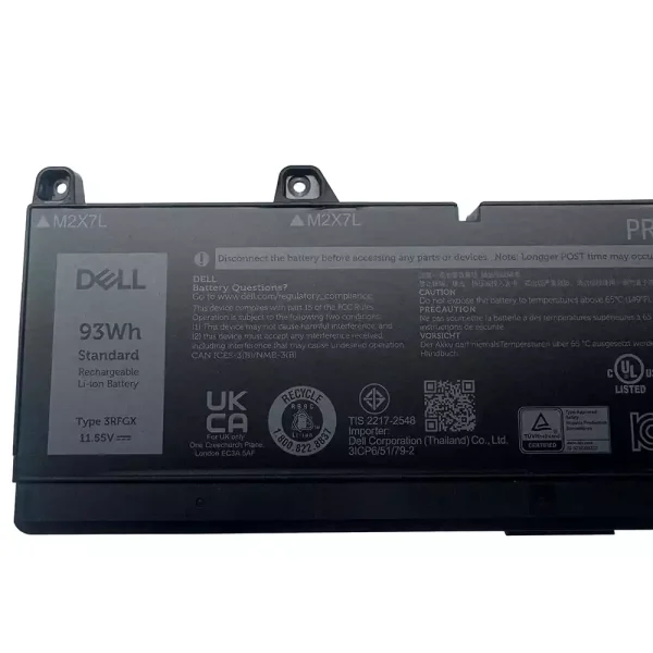 Baterija za prenosnik DELL 3RFGX 1XM5X - Image 3