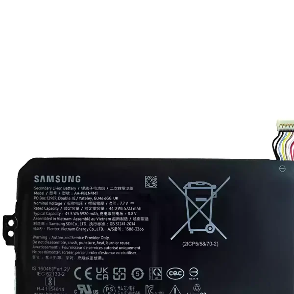 Baterija za prenosnik Samsung AA-PBLN4MT AA-PBQN4TR - Image 3