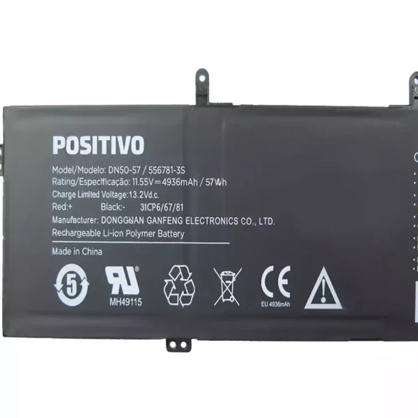 Baterija za prenosnik POSITIVO DN50-57 556781-3S - Image 3