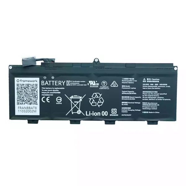 Baterija za prenosnik FRANBBATO1 1126105R5 FRANBBATA Framework Laptop 13