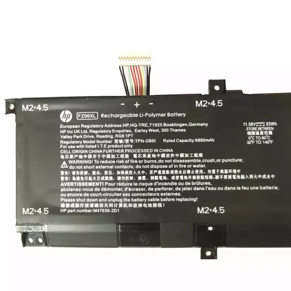 Baterija za prenosnik HP FZ06XL - Image 3