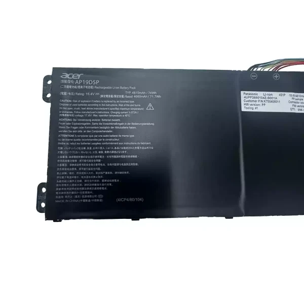 Baterija za prenosnik ACER AP19D5P - Image 3