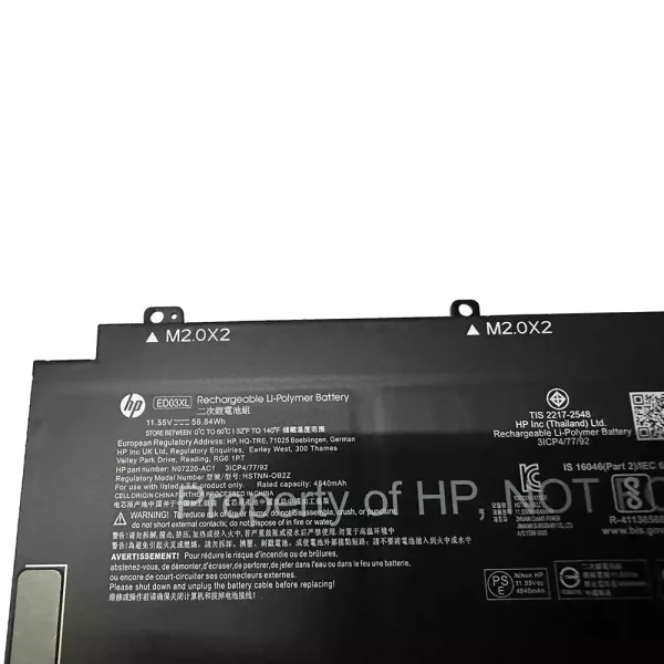 Baterija za prenosnik HP ED03XL - Image 2