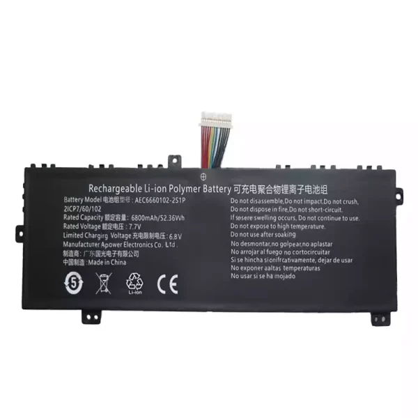 Baterija za prenosnik AEC6660102-2S1P - Image 3