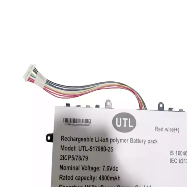 Baterija za prenosnik UTL-517980-2S - Image 3