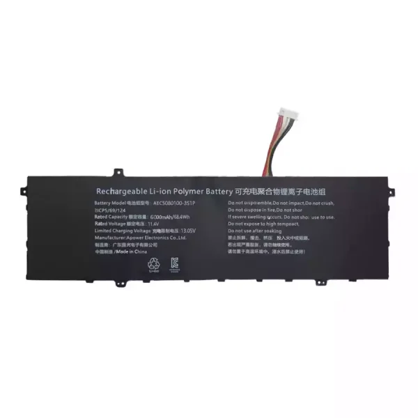 Baterija za prenosnik AEC5080100-3S1P