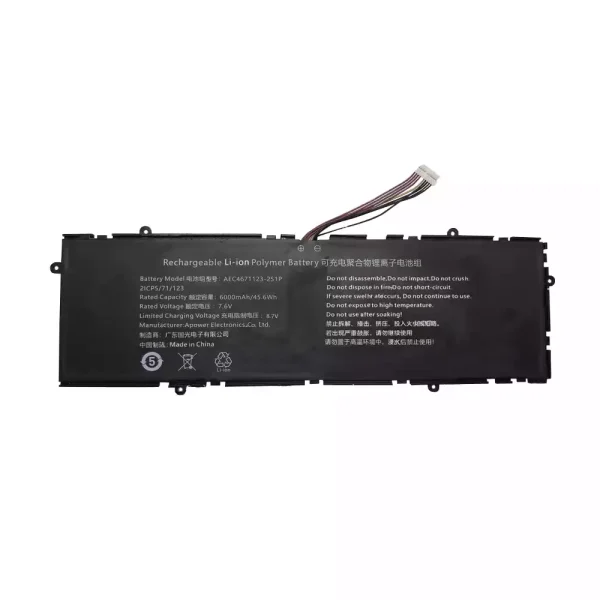 Baterija za prenosnik AEC4671123-2S1P