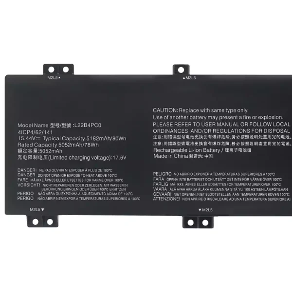 Baterija za prenosnik LENOVO L22B4PC0 L22M4PC0 L22D4PC0 L22C4PC0 L22X4PC0 - Image 3
