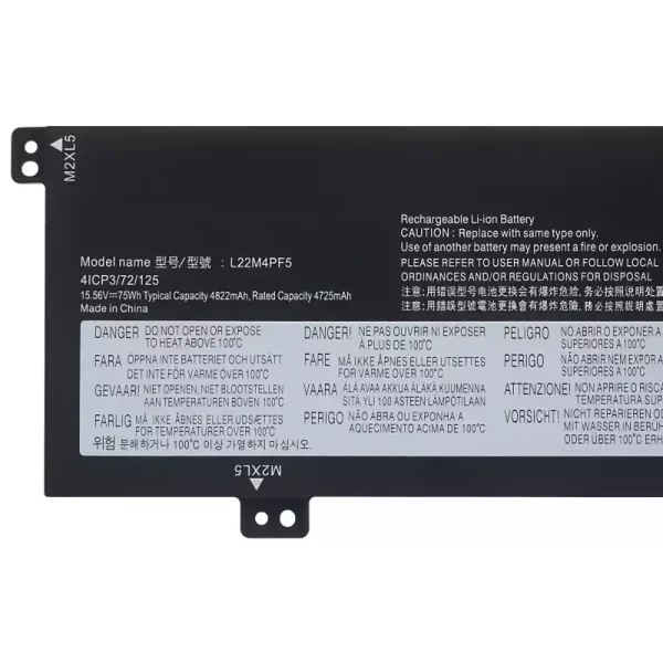 Baterija za prenosnik LENOVO L22D4PF5 L22C4PF5 L22X4PF5 L22B4PF5 L22M4PF5 - Image 3