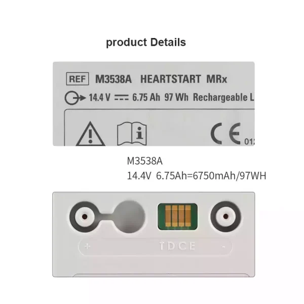 Nadomestna baterija za PHILIPS HeartStart MRx M3538A M3535A M3536A M3535-60992 - slika 3