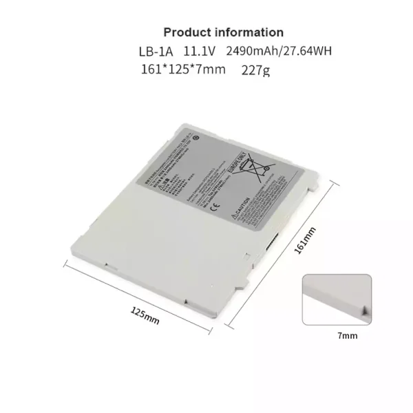 Nadomestna baterija za Canon FDX4343R FDX3543RP - slika 2