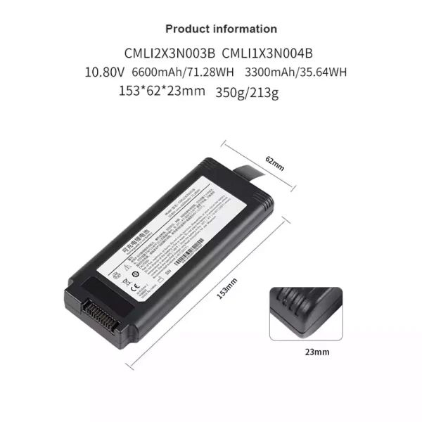 Nadomestna baterija za CMLI2X3N003B,COMEN V1 Portable ventilator - slika 2