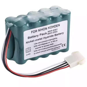 Nadomestna baterija za Nihon Kohden WS-231P,QI-231P,QI-236P,BSM-73