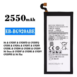 Baterija mobilnega telefona EB-BG920ABE za Samsung S6/S6 Duos/S6 Flat