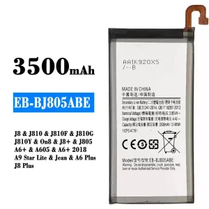 Baterija mobilnega telefona EB-BJ805ABE za Samsung J8/J810/J810F/J810G/J810Y/On8/J8+/J805/A6+/A605/A6+ 2018/A9 Star Lite/Jean/A6 Plus/J8 Plus
