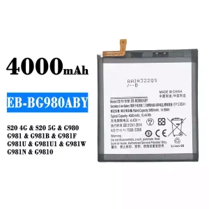 Baterija mobilnega telefona EB-BG980ABY za Samsung S20 4G/S20 5G