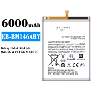 Baterija mobilnega telefona EB-BM146ABY za Samsung Galaxy F54/M54 5G/M34 5G/F14 5G/F34 5G
