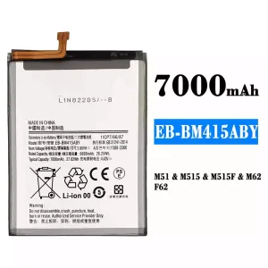 Baterija mobilnega telefona EB-BM415ABY za Samsung M51,M62,F62