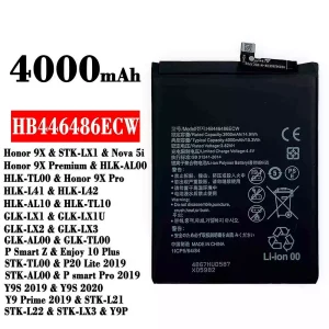 Baterija mobilnega telefona HB446486ECW za HUAWEI Honor 9X/Honor 9X Pro