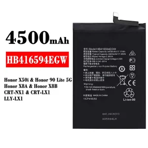 Baterija mobilnega telefona HB416594EGW za HUAWEI Honor X50i / Honor 90 Lite 5G /Honor X8A / Honor X8B