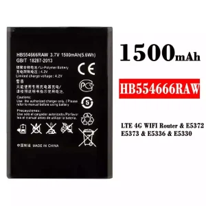 Baterija mobilnega telefona HB554666RAW za HUAWEI LTE 4G WIFI Router / E5372 / E5373 / E5336 / E5330