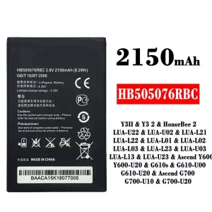 Baterija mobilnega telefona HB505076RBC za HUAWEI Y3 2 / HonorBee 2 / Ascend Y600 / Ascend G700