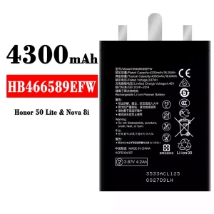 Baterija mobilnega telefona HB466589EFW za HUAWEI Honor 50 Lite/Nova 8i