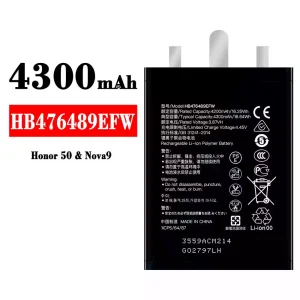 Baterija mobilnega telefona HB476489EFW za HUAWEI Honor 50 / Nova 9