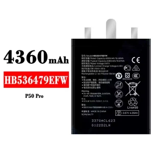 Baterija mobilnega telefona HB536479EFW za HUAWEI P50 Pro