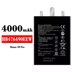 Baterija mobilnega telefona HB476490EEW za HUAWEI Honor 50 Pro