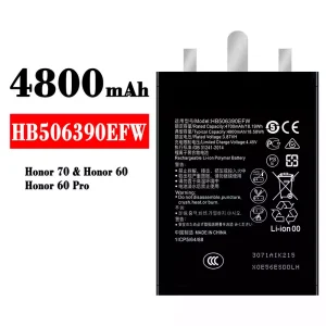 Baterija mobilnega telefona HB506390EFW za HUAWEI Honor 70 / Honor 60 / Honor 60 Pro