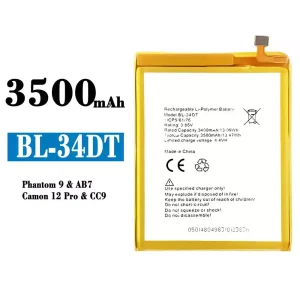 Baterija mobilnega telefona BL-34DT za Tecno Phantom 9/ Camon 12 Pro
