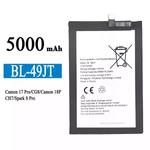 Baterija mobilnega telefona BL-49JT za Tecno Camon 17 Pro / Camon 18P / Spark 8 Pro