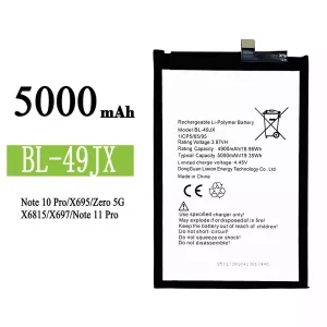 Baterija mobilnega telefona BL-49JX za Infinix Note 10 Pro / Note 11 Pro / Zero 5G