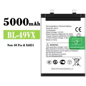 Baterija mobilnega telefona BL-49VX za Infinix Note 40 Pro