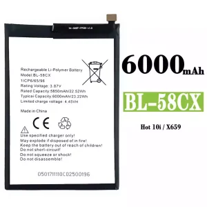 Baterija mobilnega telefona BL-58CX za Infinix Hot 10i