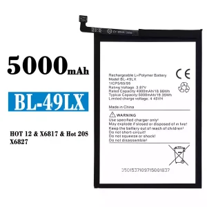 Baterija mobilnega telefona BL-49LX za Infinix Hot 12,Hot 20S
