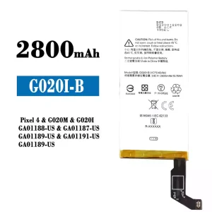 Baterija mobilnega telefona G020I-B za Google Pixel 4