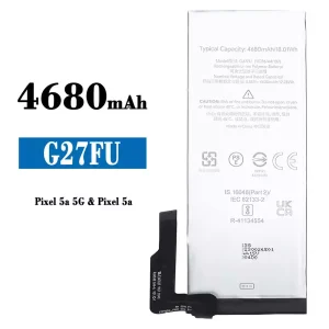 Baterija mobilnega telefona G27FU za Google Pixel 5a