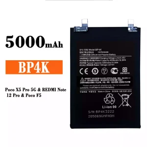 Baterija mobilnega telefona BP4K za Xiaomi Poco X5 Pro 5G / REDMI Note 12 Pro / Poco F5